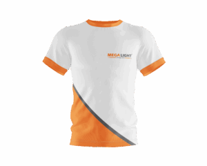 Футболка MEGALIGHTоранжевая (2019)