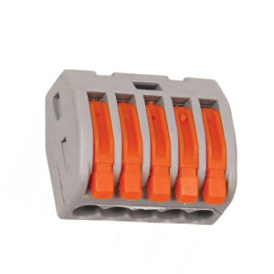 222-415 Клемма соед. 5-пров. (0,08-2,5мм.² 32А) WAGO (40) NEW