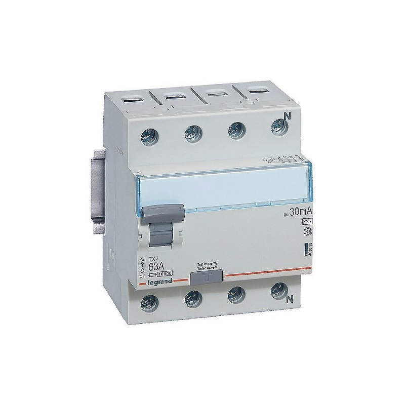 403010 УЗО ВДТ TX3 (4ф) 63A (30мA-AC) Legrand (1)