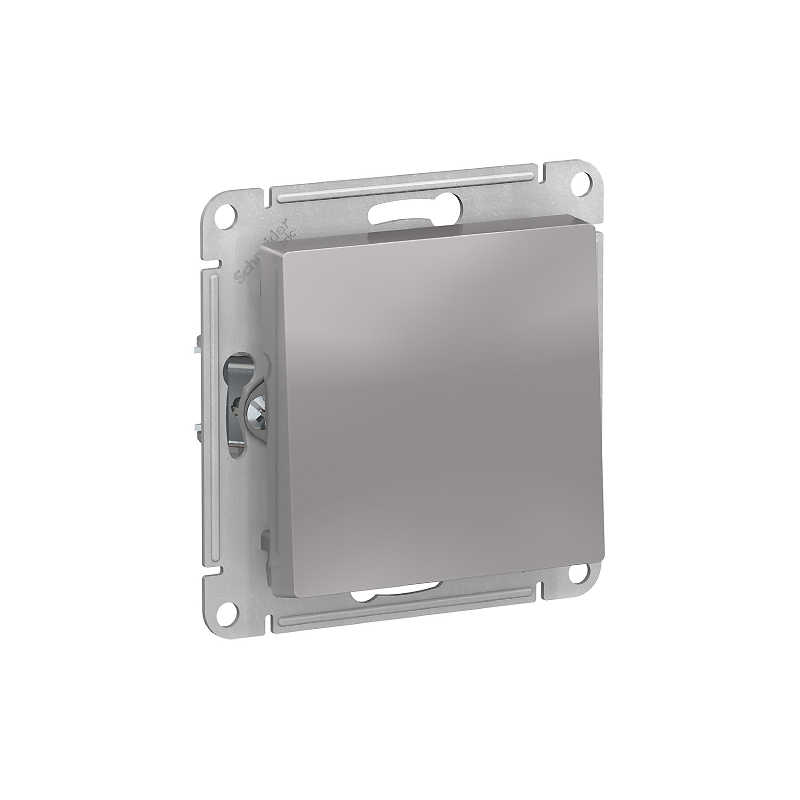 А3844 Выкл 1 кл 10А механизм "ATLAS" алюминий ATN311 (10)