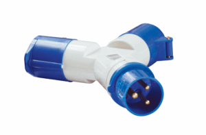 Адаптер двухлучевой TS1012 2P+ PE 16A 380В IP44 IEK !!!