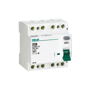 АВДТ (ВД)  4P  32А 30мА 6кА (3)  DEKraft*