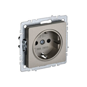 Роз. с з/к без з/ш 16А б/рамки "BRITE"  шампань (1/100)