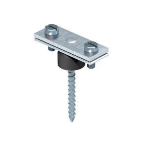 Держатель полосы 30 мм, с шурупом и распоркой, горячее цинкование  E-PRO