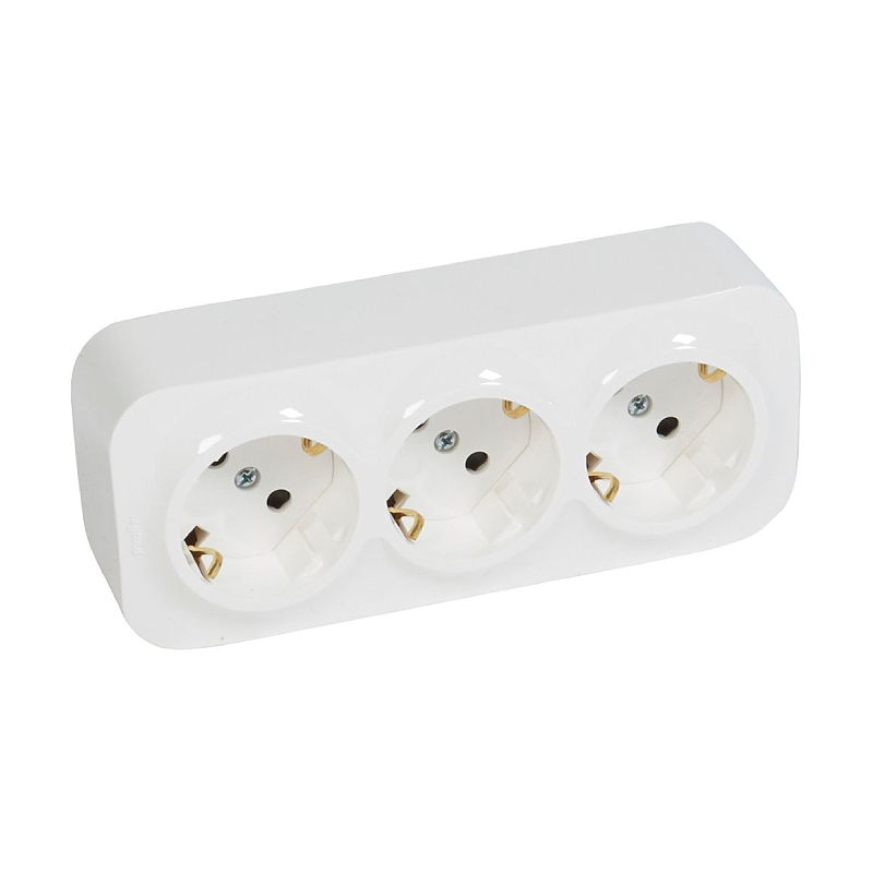 Forix Розетка 3X2К+З шт БЕЛ Legrand E-PRO