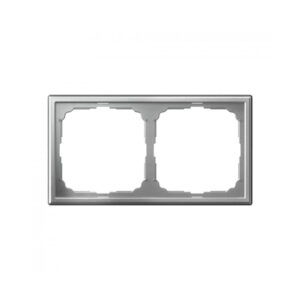 G013 Рамка 2-ная "ARTGALLERY" алюминий GAL0302 (10)