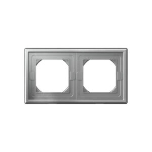 G019 Рамка 2-ная IP44 "ARTGALLERY" алюминий GAL440302 (5)