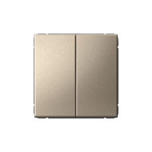 G031 Выкл. 2 кл 10А механизм "ARTGALLERY" шампань GAL0551 (10)