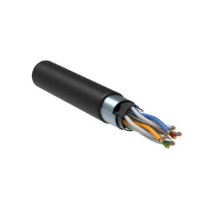 ITK Витая пара F/UTP кат.6 4х2х23AWG LDPE черный (305м) IEK  E-PRO