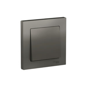 K002 Выкл 1 кл 10А с/у "ATLAS" СТАЛЬ ATN912 (5) NEW