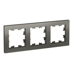 K019 Рамка 3-ная "ATLAS" СТАЛЬ ATN903 (2)