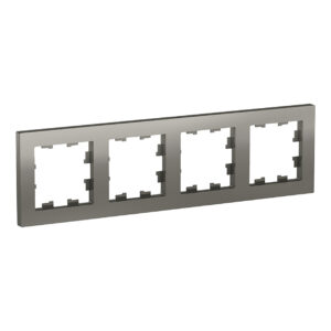 K020 Рамка 4-ная "ATLAS" СТАЛЬ ATN904 (2)