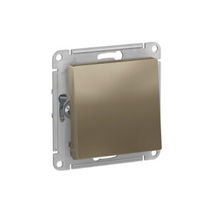 K030 Переключ. 1 кл 10А с/у б/рамки "ATLAS" ШАМПАНЬ ATN561 (10)