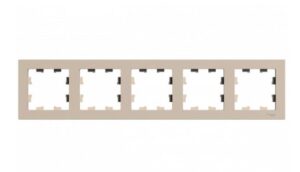 К111 Рамка 5-ная ATLAS ПЕСОЧНЫЙ ATN1205 (5)