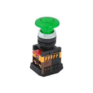 Кнопка AELA-22 (грибок зеленый неон) IEK (10/200)