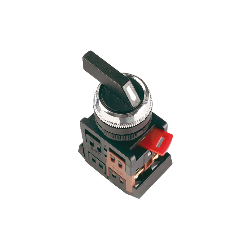 Кнопка ALCLR-22 (черный.на 3 полож) IEK (10/200)