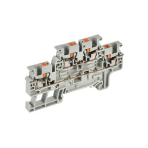 Колодка клеммная CP-ML 2 ур. 4мм2 серая ИЭК