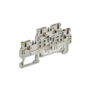 Колодка клеммная CP-ML-PEN 2 ур. земля-низ 1,5мм2 серая ИЭК