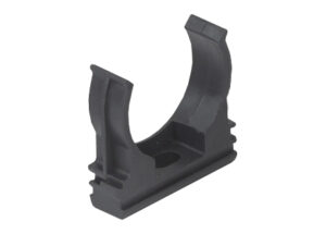 Крепеж-клипса черная для труб Ø25 мм (100/3000)