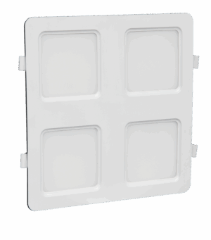 LED ДВО KOMBI 36W 2880Lm 240x240x23 6500K IP20 MEGALIGHT (20) !!!