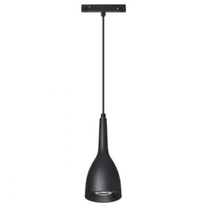 LED СВЕТИЛЬНИК ГРУША ПОДВЕСНОЙ (черный) 12W 90 ° 90х800 48V