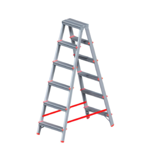 Лестница стремянка двухсторонняя 2х8 ступеней (М208)