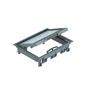 Лючок универсальный GES6-2Uдля 9 роз.Modul45 (для 3xUT3 арт.7408723) полиамид,серый OBO Betterman(1)