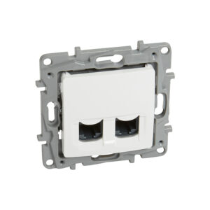 NILOE Розетка 2XRJ45 CAT6 UTP Белый Legrand E-PRO