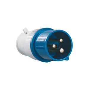 Переносная вилка 013- 2р+pе 16А 220В IP 44 UNIT (10/100)