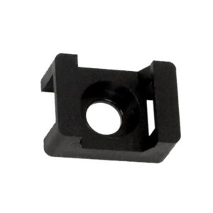 Площадка ПМ 22х16х6 мм под винт ЧЕРНАЯ UNIT (100/100)