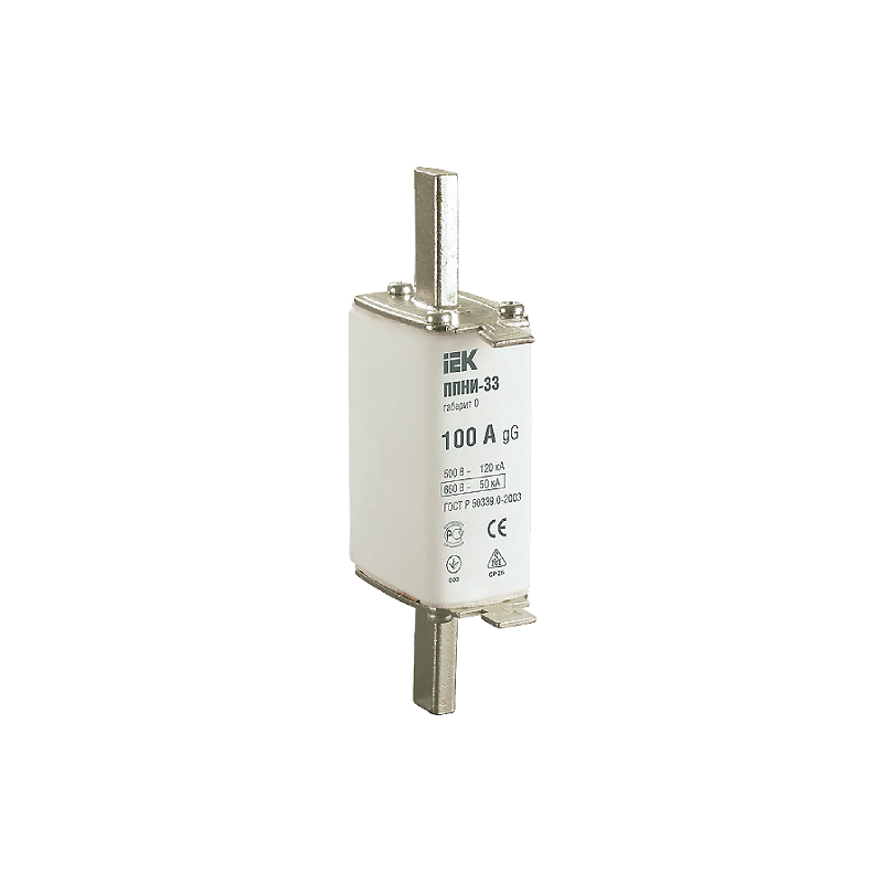Предохранитель ППНИ-33, габарит 0, 125А IEK E-PRO