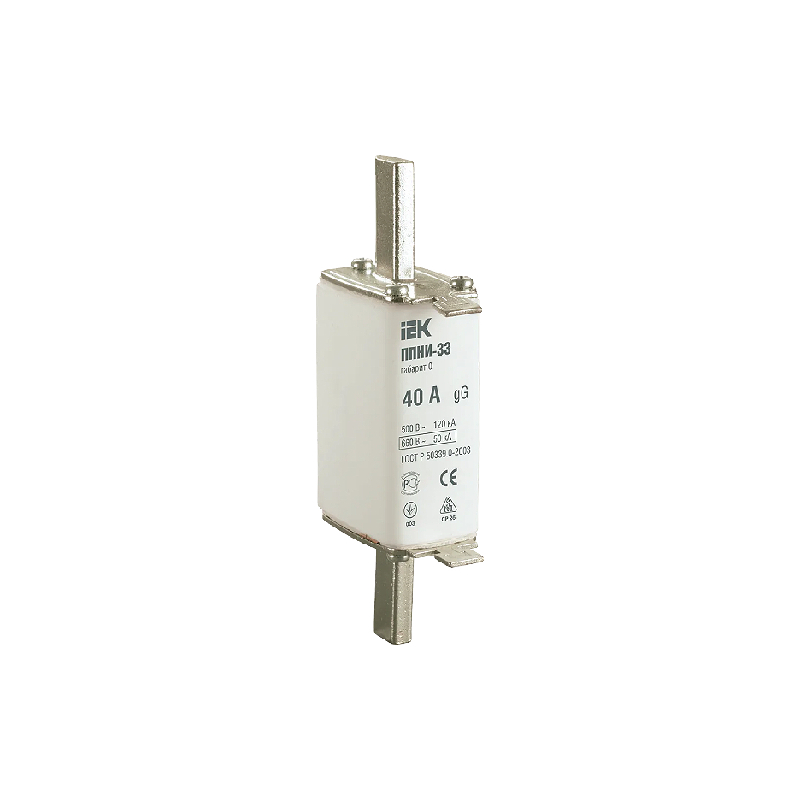 Предохранитель ППНИ-33, габарит 0, 40А IEK E-PRO
