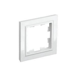 Рамка 1-мест. "BRITE" белый (1/100)