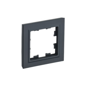 Рамка 1-мест. "BRITE" графит (1/100)