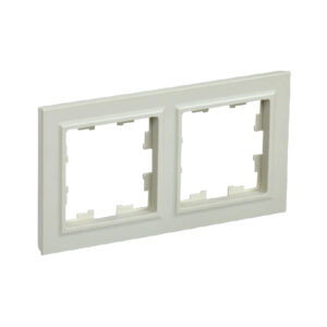 Рамка 2-мест. "BRITE" бежевый (1/100)