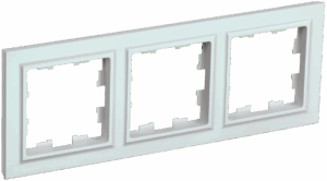 Рамка 3-мест. "BRITE" жемчуг (1/100)