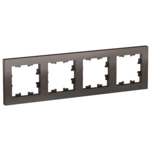 Рамка 4-ная, мокко "ATLAS"