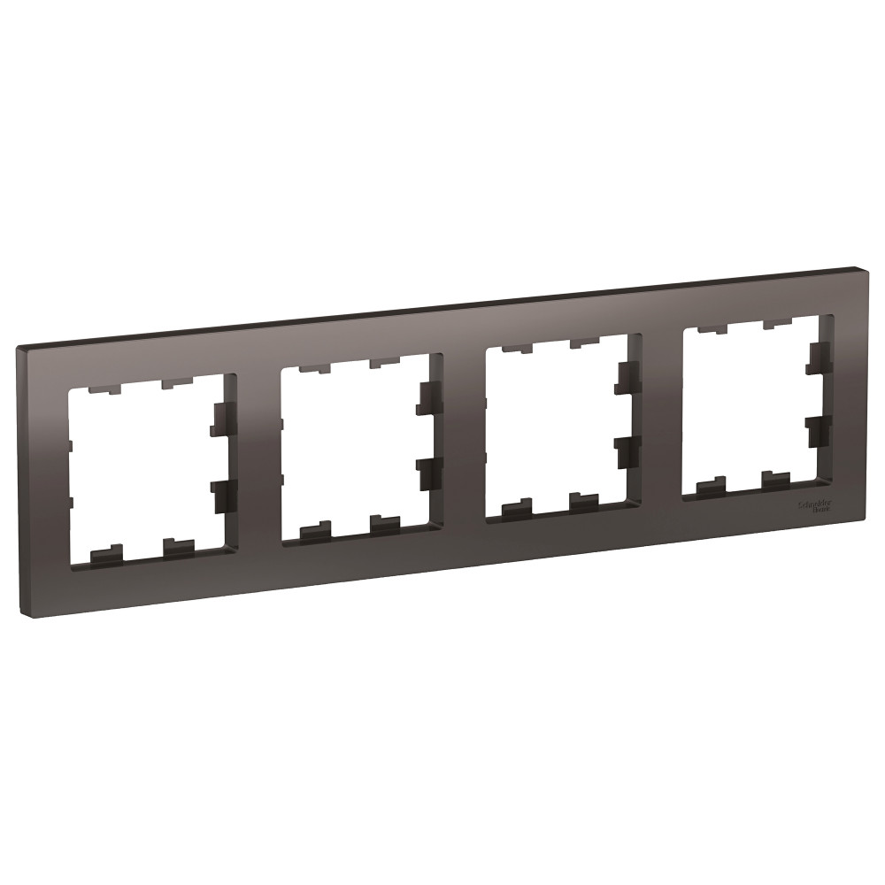 Рамка 4-ная, мокко "ATLAS"