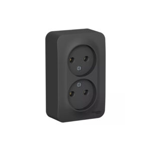 B004 Роз. 2-ная о/у без з/к без ш/т 16А 250В "BLANCA" антрацит BLNRA000216 (10)