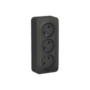 B005 Роз. 3-ная о/у без з/к без ш/т16А 250В "BLANCA" антрацит BLNRA000316 (6)