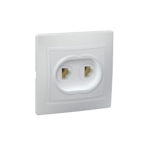 Розетка 2местн. телефонная КВАРТА РТ12-КБ !!!