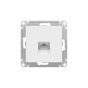 S390 Комп. роз. RJ45 5Е механизм б/рамки "ATLAS" белый ATN183 (10)