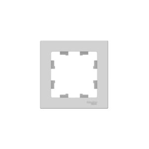 S405 Рамка 1-ная "ATLAS" белый (45) ATN101