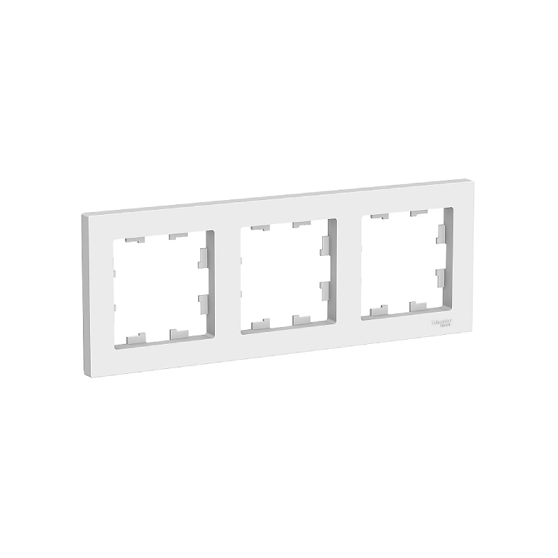 S407 Рамка 3-ная "ATLAS" белый (15) ATN103