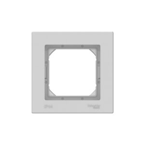 S412 Рамка 1-ная AQUA IP 44 "ATLAS" белый ATN0101 (10)