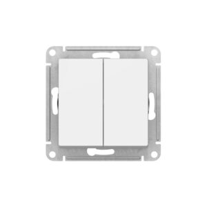 S414 Переключ. 2 кл 10А с/у б/рамки "ATLAS" белый ATN165 (20)