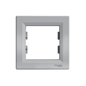 S516 Рамка 1-ная "ASFORA" алюминий EPH5800161 (30) NEW