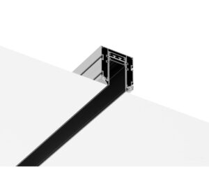 ШИНОПРОВОД встраиваемый в натяжной потолок через гарпун 25x53x65x3000mm (черный)