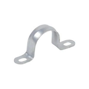 Скоба металл.двухлапковая d25-26мм IEK  E-PRO