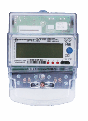 CI СО-Э711 Орман 1ф (5-60А 220В) многотариф,TX IP П RS ИК мод с доп блоком памяти, цифр мод Saiman